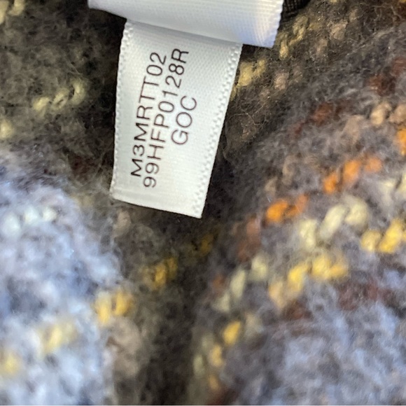 MARC NNEW YORK elegant shades of brown & gold fringe cape/poncho One Size - Picture 15 of 15